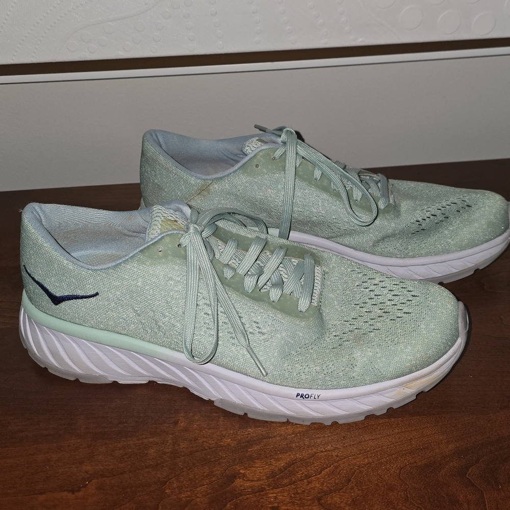 Hoka Women's Light Mint Green Running Shoes